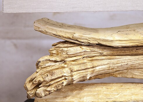 Lauavalgusti RIVERINE pruun / valge, 80x20xH55 cm