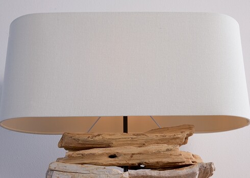 Lauavalgusti RIVERINE pruun / valge, 55x25xH50 cm