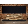 Lauavalgusti RIVERIVE pruun / must, 80x20xH55 cm