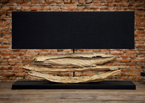Lauavalgusti RIVERIVE pruun / must, 80x20xH55 cm