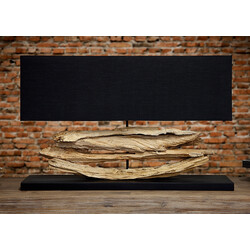 Lauavalgusti RIVERIVE pruun / must, 80x20xH55 cm