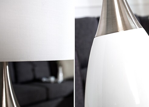 Lauavalgusti CARLA valge, 32x32xH60 cm