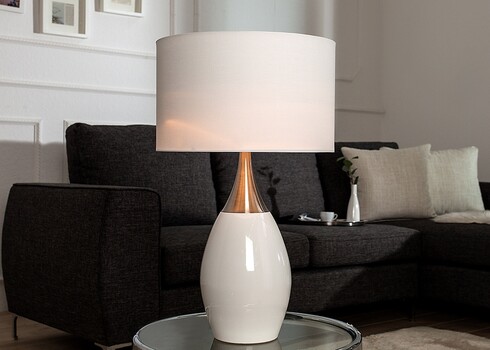 Lauavalgusti CARLA valge, 32x32xH60 cm