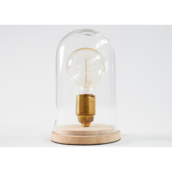 Lauavalgusti EDISON beež, 15x15xH20 cm