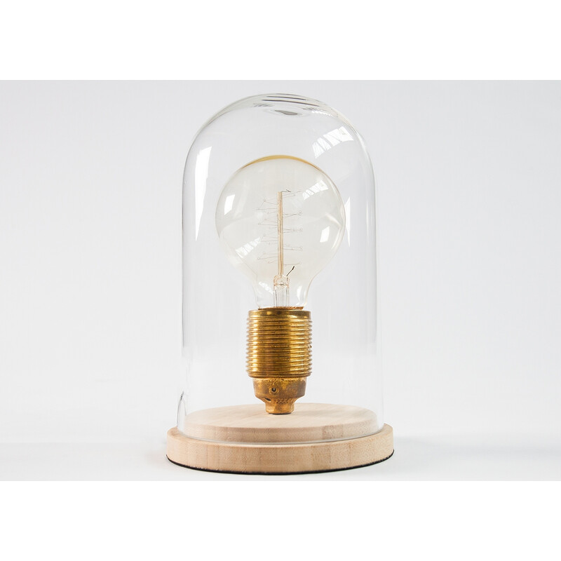 Lauavalgusti EDISON beež, 15x15xH20 cm