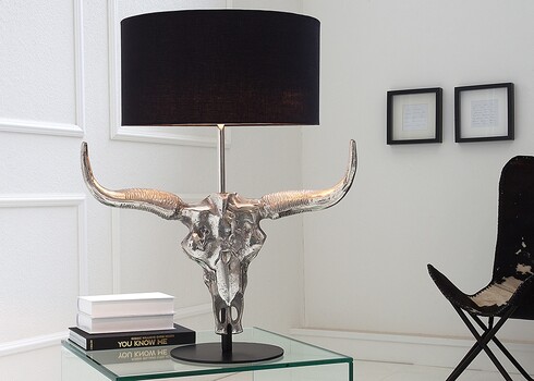 Lauavalgusti EL TORO hõbe / must, 55x40xH68 cm