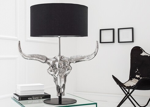 Lauavalgusti EL TORO hõbe / must, 55x40xH68 cm