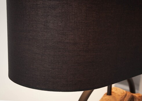 Lauavalgusti ELEMENTS pruun / must, 55x21xH58 cm