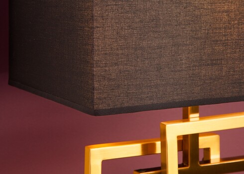 Lauavalgusti LEONOR kuldne / must, 40x25xH56 cm