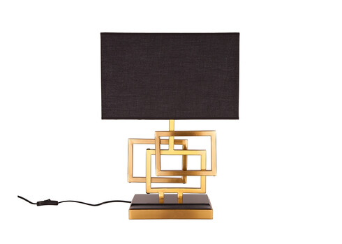 Lauavalgusti LEONOR kuldne / must, 40x25xH56 cm