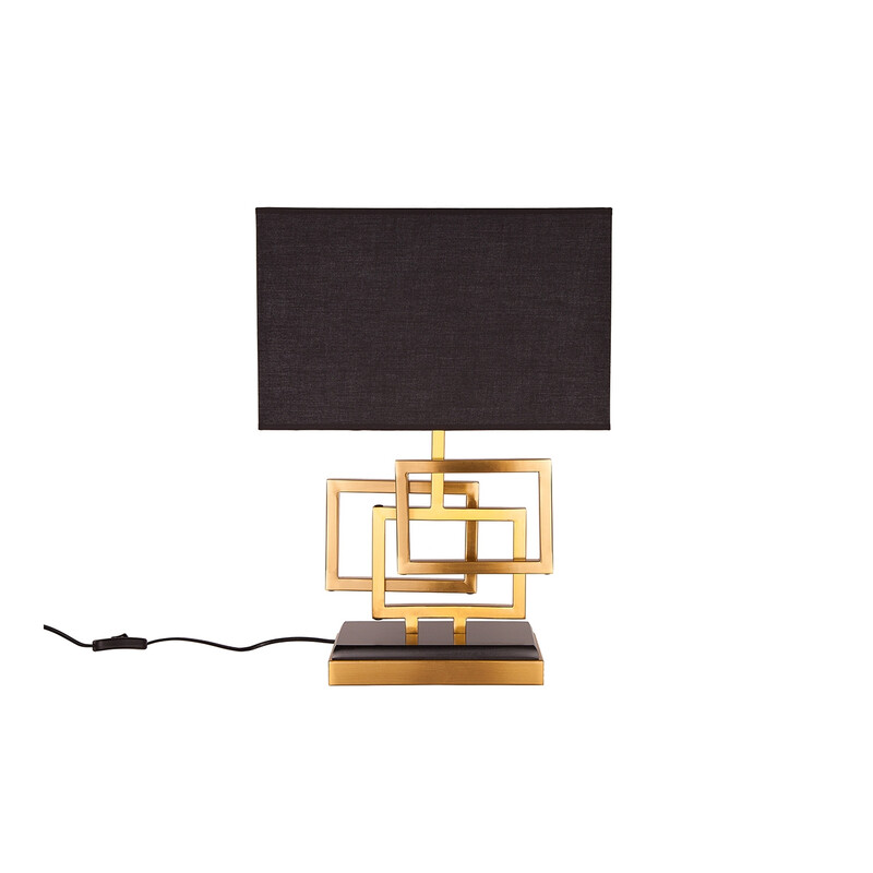 Lauavalgusti LEONOR kuldne / must, 40x25xH56 cm