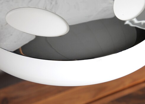 Lauavalgusti LUNA hõbe / valge, 28x45xH45 cm