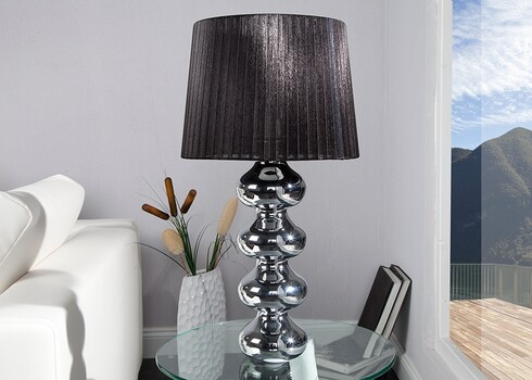 Lauavalgusti MIA hõbe / must, 30x30xH60 cm