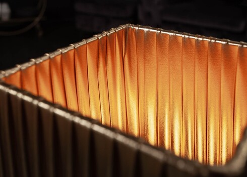 Lauavalgusti PARIS kuld / hõbe,14x14xH43 cm