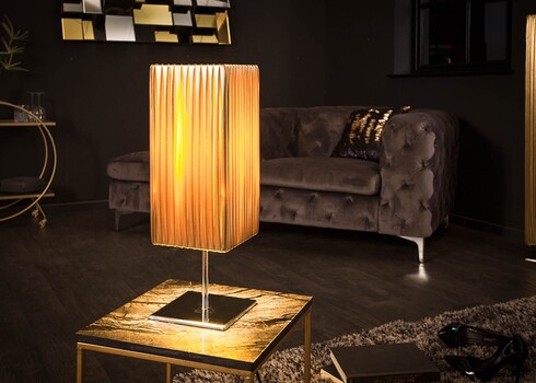 Lauavalgusti PARIS kuld / hõbe,14x14xH43 cm