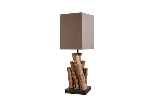 Lauavalgusti PURE NATURE pruun, 20x20xH45 cm