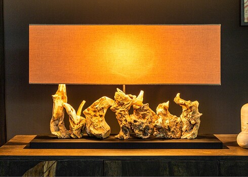 Lauavalgusti PURE UNIQUE pruun / beež, 80x20xH25 cm