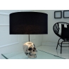 Lauavalgusti SKULL hõbe / must, 40x40xH44 cm