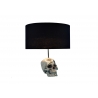 Lauavalgusti SKULL hõbe / must, 40x40xH44 cm