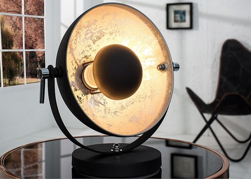 Lauavalgusti STUDIO must / kuldne, 30x30xH40 cm