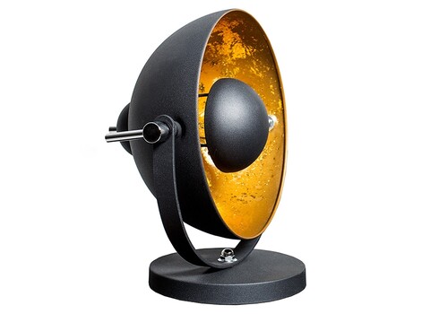 Lauavalgusti STUDIO must / kuldne, 30x30xH40 cm