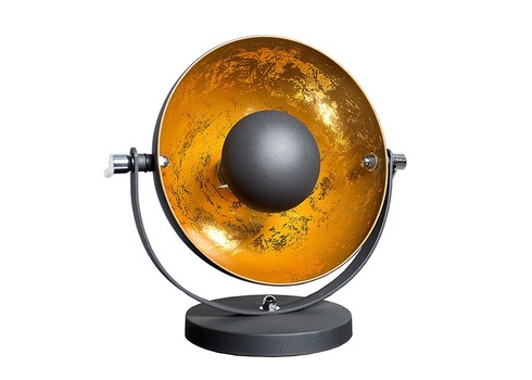 Lauavalgusti STUDIO must / kuldne, 30x30xH40 cm