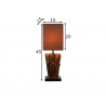 Lauavalgusti EUPHORIA pruun, 40x21xH40 cm