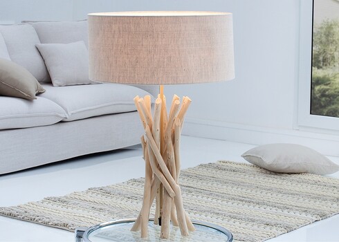 Lauavalgusti WILD NATURE pruun / valge, 40x40xH62 cm