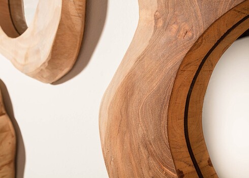 Seinapeegel REFLECT pruun, 31x4xH31 cm