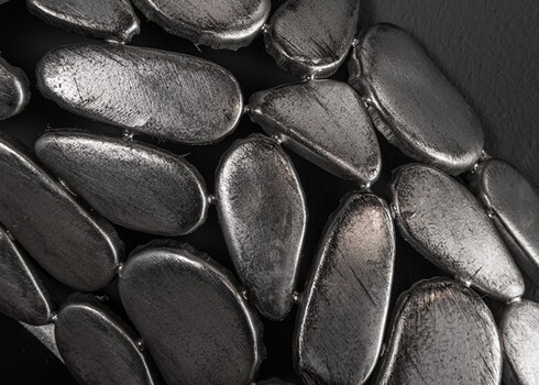 Seinapeegel STONE MOSAIC hõbe, 82x6xH82 cm