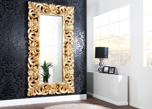 Seinapeegel VENICE kuldne, 90x5xH180 cm