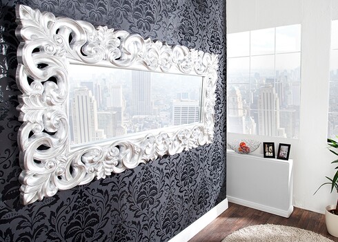 Seinapeegel VENICE hõbe, 90x5xH180 cm