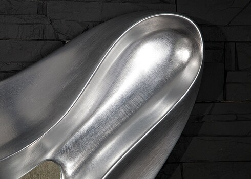 Seinapeegel ALICE hõbe, 106x7xH160 cm