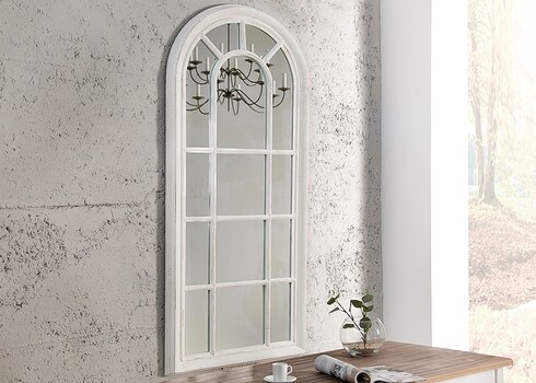 Seinapeegel CASTILLO aniikvalge, 60x5xH140 cm