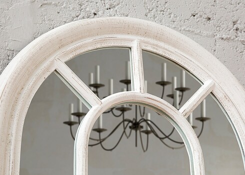 Seinapeegel CASTILLO aniikvalge, 60x5xH140 cm