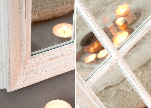 Seinapeegel CASTILLO aniikvalge, 60x5xH140 cm