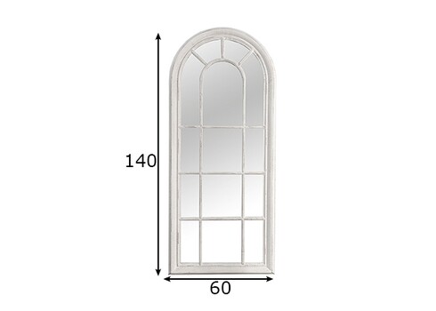 Seinapeegel CASTILLO aniikvalge, 60x5xH140 cm