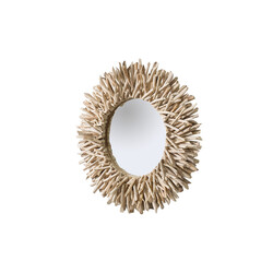 Seinapeegel RIVERSIDE pruun, 80x9xH80 cm