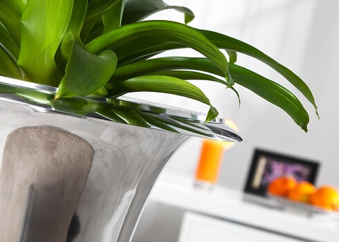 Vaas Goal hõbe, 35x35xH60 cm