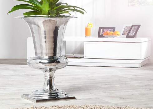 Vaas Goal hõbe, 35x35xH60 cm