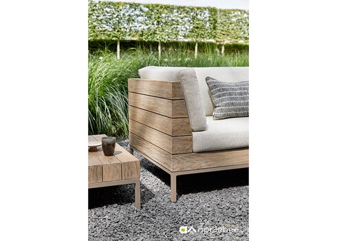 Diivan Apple Bee LONG ISLAND parem tiik / helebeež, 161x89xH70 cm