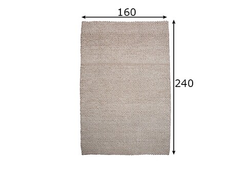 Vaip WOOL beež, 240x160 cm