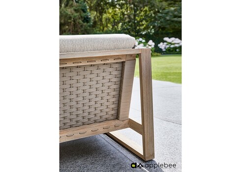 Tugitool Apple Bee ANTIGUA beež / tiik, 77x81xH61 cm