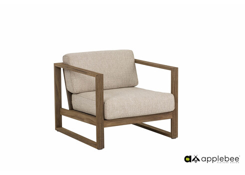 Tugitool Apple Bee ANTIGUA beež / tiik, 77x81xH61 cm