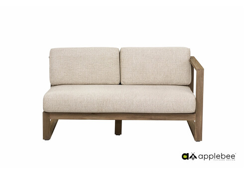 Diivan Apple Bee ANTIGUA beež / tiik vasak, 131x81xH61 cm