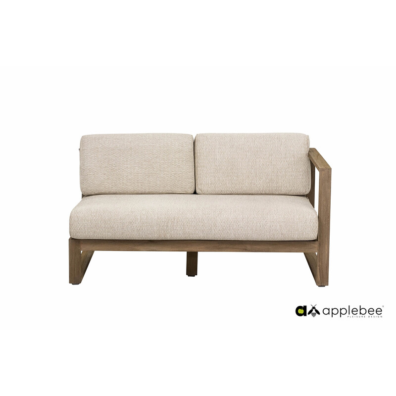 Diivan Apple Bee ANTIGUA beež / tiik vasak, 131x81xH61 cm