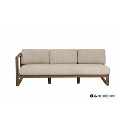 Diivan Apple Bee ANTIGUA beež / tiik parem, 193x81xH61 cm
