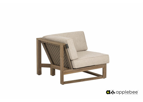 Diivan Apple Bee ANTIGUA beež / tiik nurk, 81x81xH61 cm