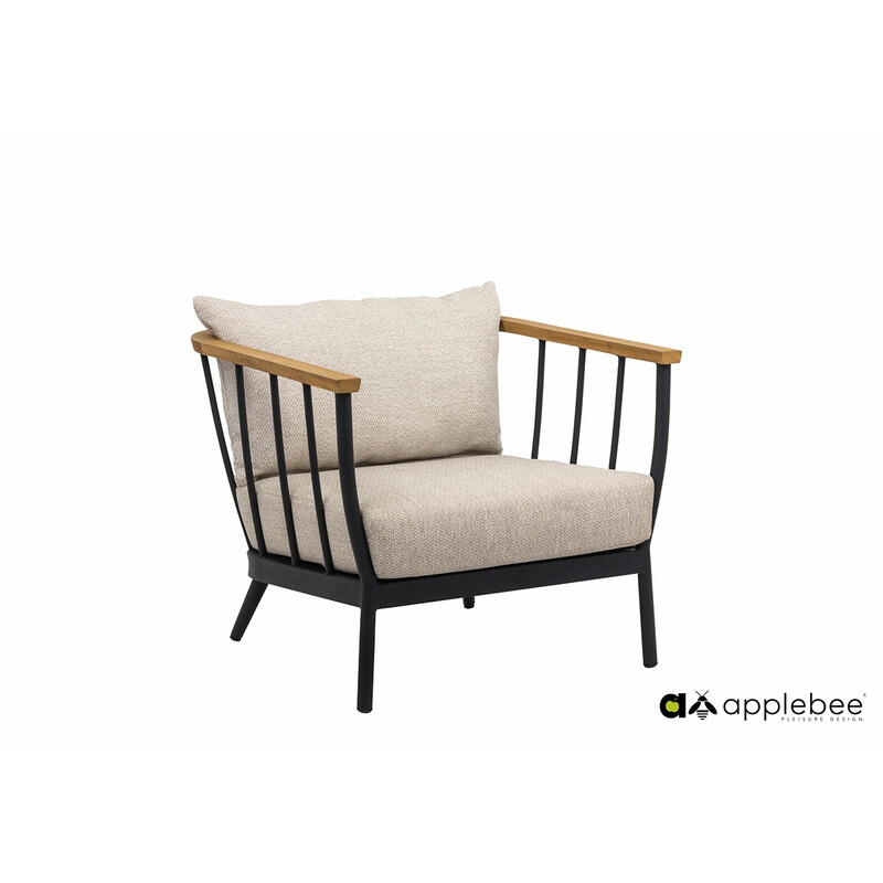 Tugitool Apple Bee CONDOR must / helebeež, 78x81xH64 cm