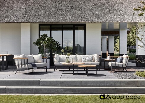 Tugitool Apple Bee CONDOR must / helebeež, 78x81xH64 cm